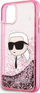 Mbështjellëse Karl Lagerfeld KLHCN61LNKHCP për iPhone 11 XR, hardcase, glitter, rozë