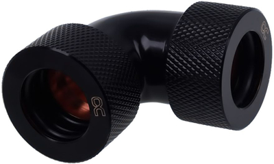 Bërryl Alphacool, 90°, 16mm, i zi