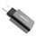 Адаптер USB A - USB C, сив
