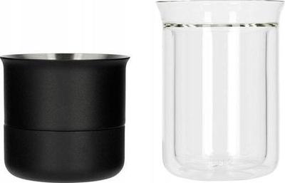 Set pour-over kafeje Fellow Stagg XF, dripper çeliku inox, gotë xhami me dy shtresa, transparent