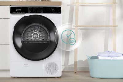 Tharëse rrobash Gorenje DPNA92WIFI, 9 kg, A++, e bardhë e zezë