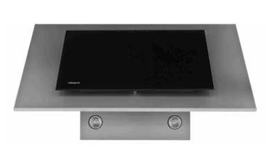 Aspirator kuzhine Akpo WK-4 Nero Eco 60, 60cm, inox me xham, gri e zezë