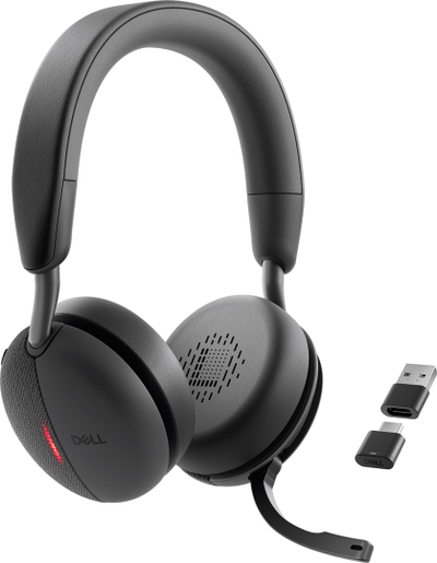 Kufje pa tela Dell WL5024 Pro, ANC, me mikrofon, on ear, të zeza