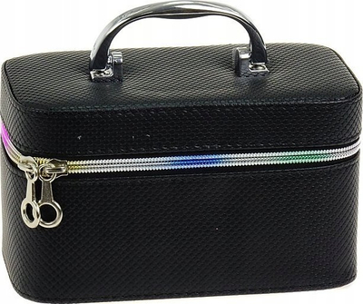 Kuti bojrash me pasqyrë Cosmetics Case With Mirror 3, 19x11x10 cm, me zinxhir, me shumë ngjyra