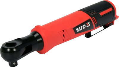 Çelës rrotullues me goditje Yato YT-829021, brushless, 12V, i kuq e zi