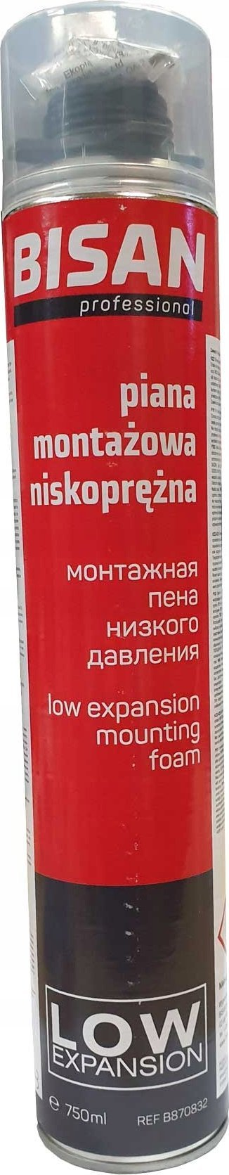 Shkumë montimi profesionale Low Expansion, poliuretan, 750ml