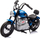 Motoçikletë elektrike për fëmijë YSCY Chopper, 1 sedilje, me pedale, e kaltër