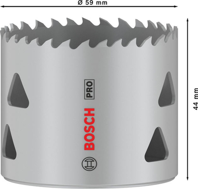 Sharrë rrethore Bosch Pro Multi Material, 59mm, HSS kobalt
