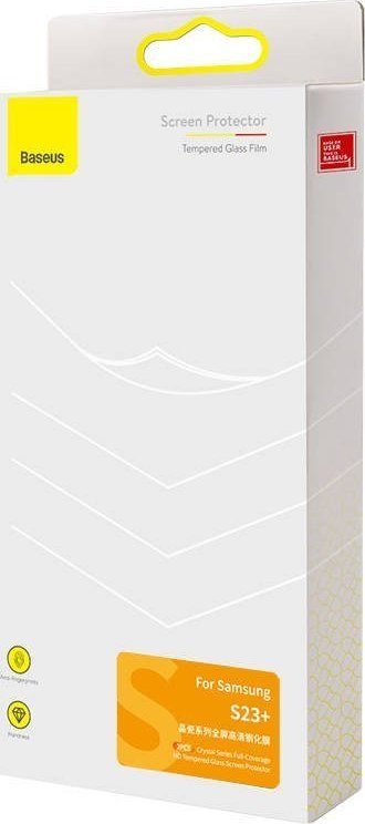 Xham mbrojtës Baseus Tempered Glass, për Samsung Galaxy S23+, transparent