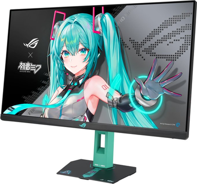 Гејминг монитор ASUS ROG Strix XG27ACMEG G Hatsune Miku Edition, 27\", 2560x1440, сина боја