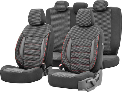Set mbulesash ulëse makine Otom OT78481, për përpara edhe mbrapa, i zi me gri