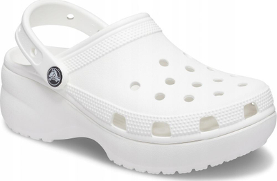 Sandale Crocs Classic Platform Clog, për goca, të bardha
