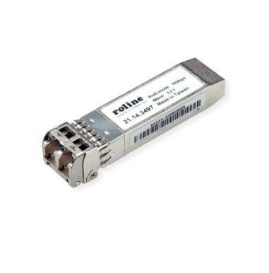 Transceiver SFP+ Roline 21.14.3497, 10 Gbit/s, 300 m, argjend