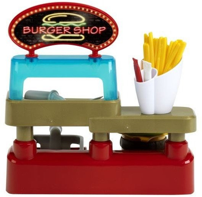 Set lojërash Burger Station Klein, për fëmijë, shumë aksesorë, shumëngjyrësh