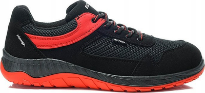 Këpucë sigurie ELTEN LONNY Red Low 729521, S1P ESD, me hundë çeliku, të zeza me të kuqe, nr 35