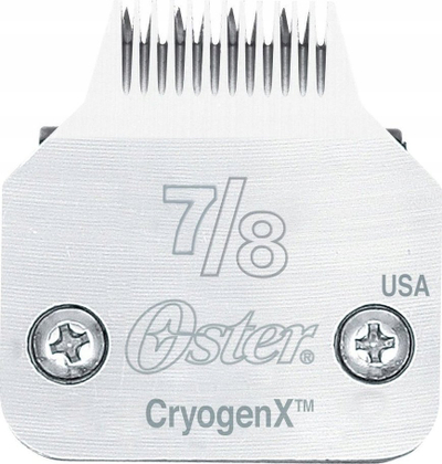 Kokë prerëse zëvendësuese Oster 7/8 CryogenX, 0.8mm, metal, ngjyrë argjendi