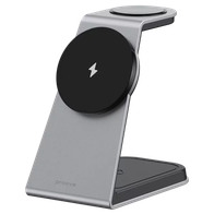 Karikues wireless 3 në 1 Proove Omni Power, 15W, gri