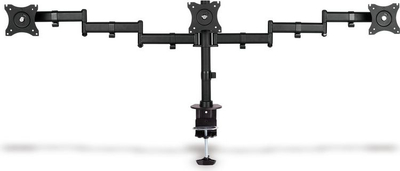 Mbajtëse tavoline për 3 monitorë Digitus DA-90362, 15"-27", VESA 75x75 100x100, e zezë