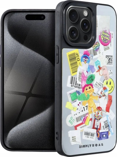 Mbrojtëse telefoni Roar Futera Chill Flash, për iPhone 14 Plus, pasqyrë, shumëngjyrëshe