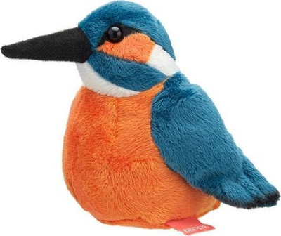Lodër pellushi Beppe Kingfisher ZOO, 13cm, portokalli blu