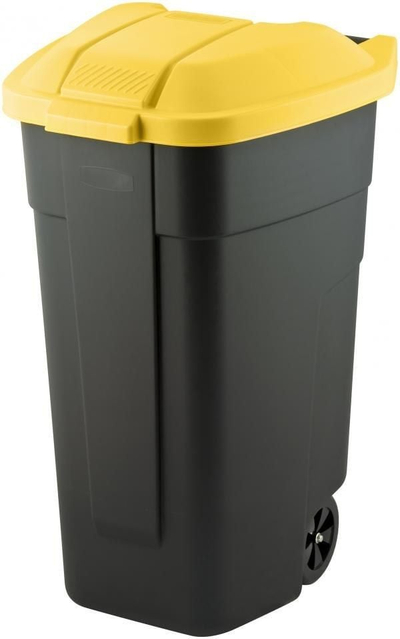 Kosh plehrash për jashtë Curver Outdoor Bin, 110L, plastikë e fortë, gri