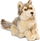Lodër pelushi WWF Wolf, 25 cm, gri