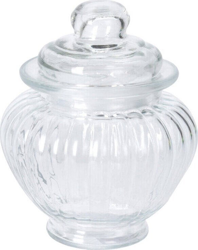 Kavanoz qelqi Excellent Houseware, 310ml, me kapak, transparent