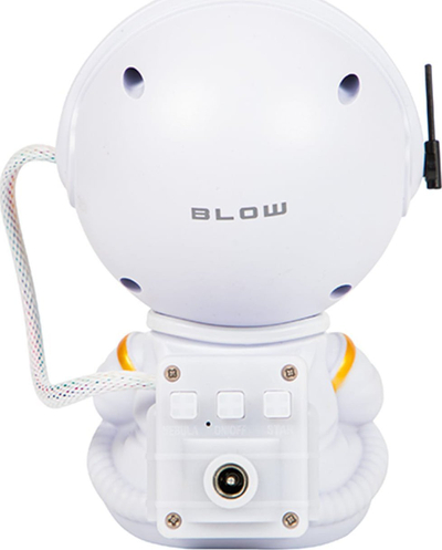 Lampë nate Blow Astronaut, projektor LED shumëngjyrësh, e bardhë