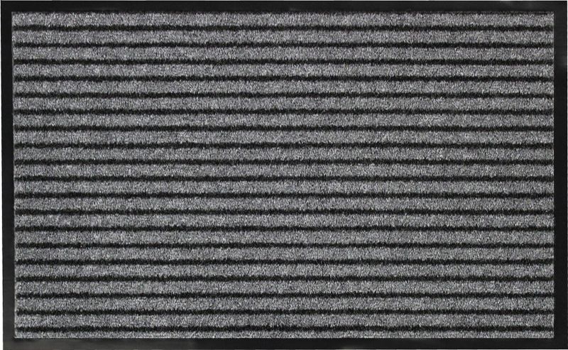 Tapet dere Douceur d'intérieur Anthracite, 50 x 80 cm, me vija, gri e errët