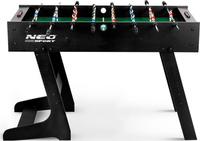 Tavolinë futbolli Neo-Sport NS-803, 121x61x80 cm, e zezë