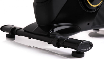 Biçikletë fitnesi elektro-magnetike Zipro Rook Gold iConsole +, e zezë / artë
