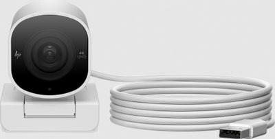 Kamerë interneti HP 960, 4K, 8MP, USB, e argjendtë