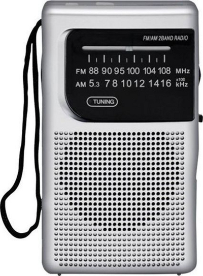 Radio xhepi LTC LXLTC2029, analoge AM/FM, me kufje, ngjyrë argjendi