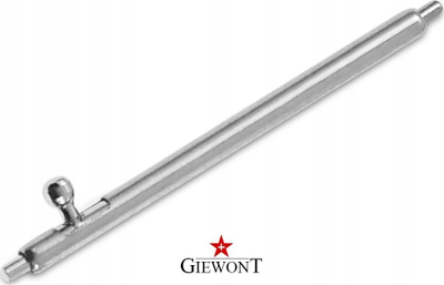 Телескоп од челик за паметен часовник Giewont GWT18, 18 mm, сребрена