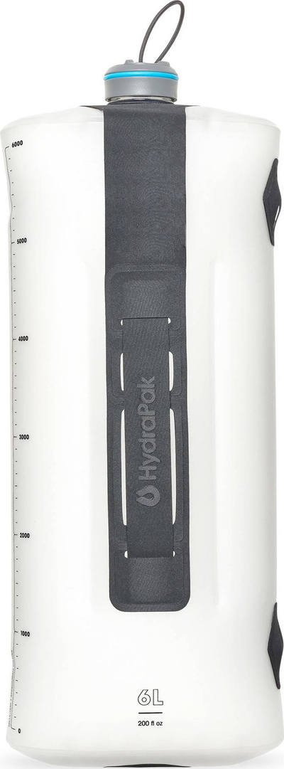 Rezervuar uji Hydrapak Seeker 6L, me filtër të integruar, me rubinet Camp Tap, gri