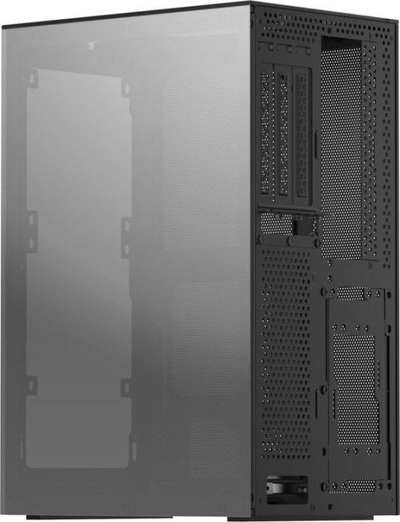 Panel anësor kace SSUPD Meshlicious me xham të temperuar, 4.5mm, xham gri i tonuar pasqyrë