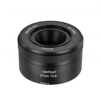 Objektiv AstrHori AF 27mm f/2.8 APS C për Fujifilm X, autofokus, i zi