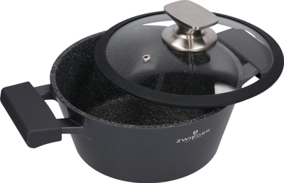 Tenxhere Zwieger Black Stone, 20 cm, 2L, gri e errët