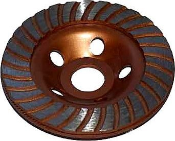 Rrotë bluarëse turbo për beton, 125mm, 5mm, gri