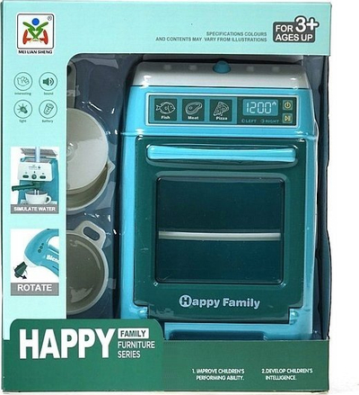 Furrë lodër Adar Battery Powered Oven Light Sound, me drita dhe zë, bardh e zi