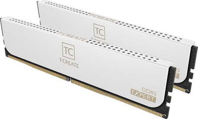 RAM за десктоп Team Group T-CREATE EXPERT, 64GB DDR5, 6000MHz, бела