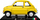 Model ndërtimi COBI Fiat Abarth 595 Executive Edition, 1:12, mbi 1000 blloqe, i verdhë