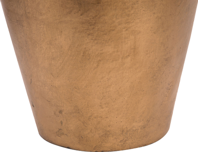 Vazo dekorative LORCA Ceramic Gold, terrakote, sipërfaqe sateni, e artë