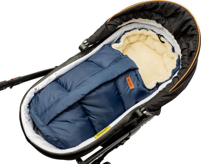 Combi 3in1 Вреќа за Спиење за Бебиња, Navy/Wool
