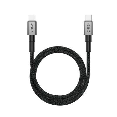 Kabllo USB C Tech-Protect Ultraboost DNA MagTwist, 2m, 100W PD, e zezë