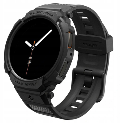 Aksesor për smartwatch Spigen Rugged Armor Pro, Galaxy Watch8 44mm, i zi