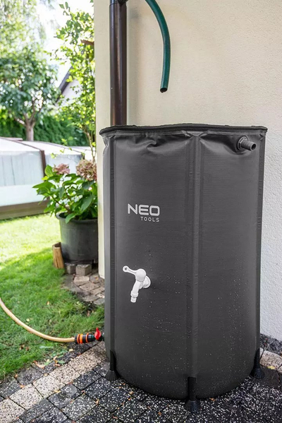 Kontejner palosës për ujë shiu Neo, 250L, PVC, jeshil