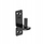 Mbajtëse menteshe për portë Bratek Gate Pin Hinge Bracket Ø16, 25x130mm, e zezë