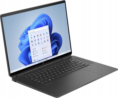 Laptop 2 në 1 HP Spectre x360 16-aa0003nw, 16" Touch 2.8K, Intel Core Ultra 7, 32GB RAM 1TB SSD, i zi