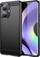Këllëf karboni për Realme 10 Pro Plus, TPU, antirrëshqitës, i zi